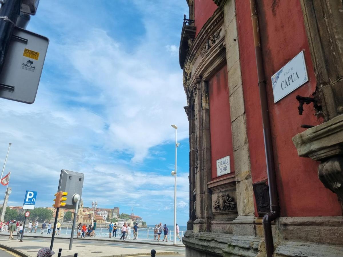 Bonito Piso En Gijon Centro Playaアパートメント エクステリア 写真